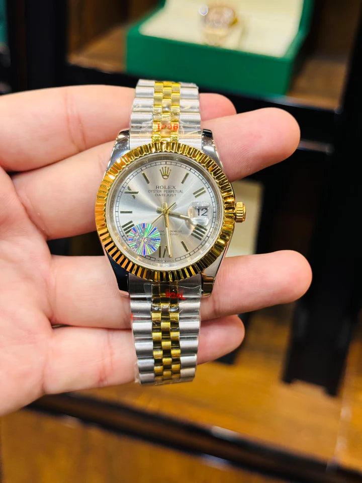 Rolex’s Oyster Perpetual two-tone